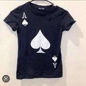 ♠️ CURRENT MOOD - Ace of Spades Baby Tee ♠️